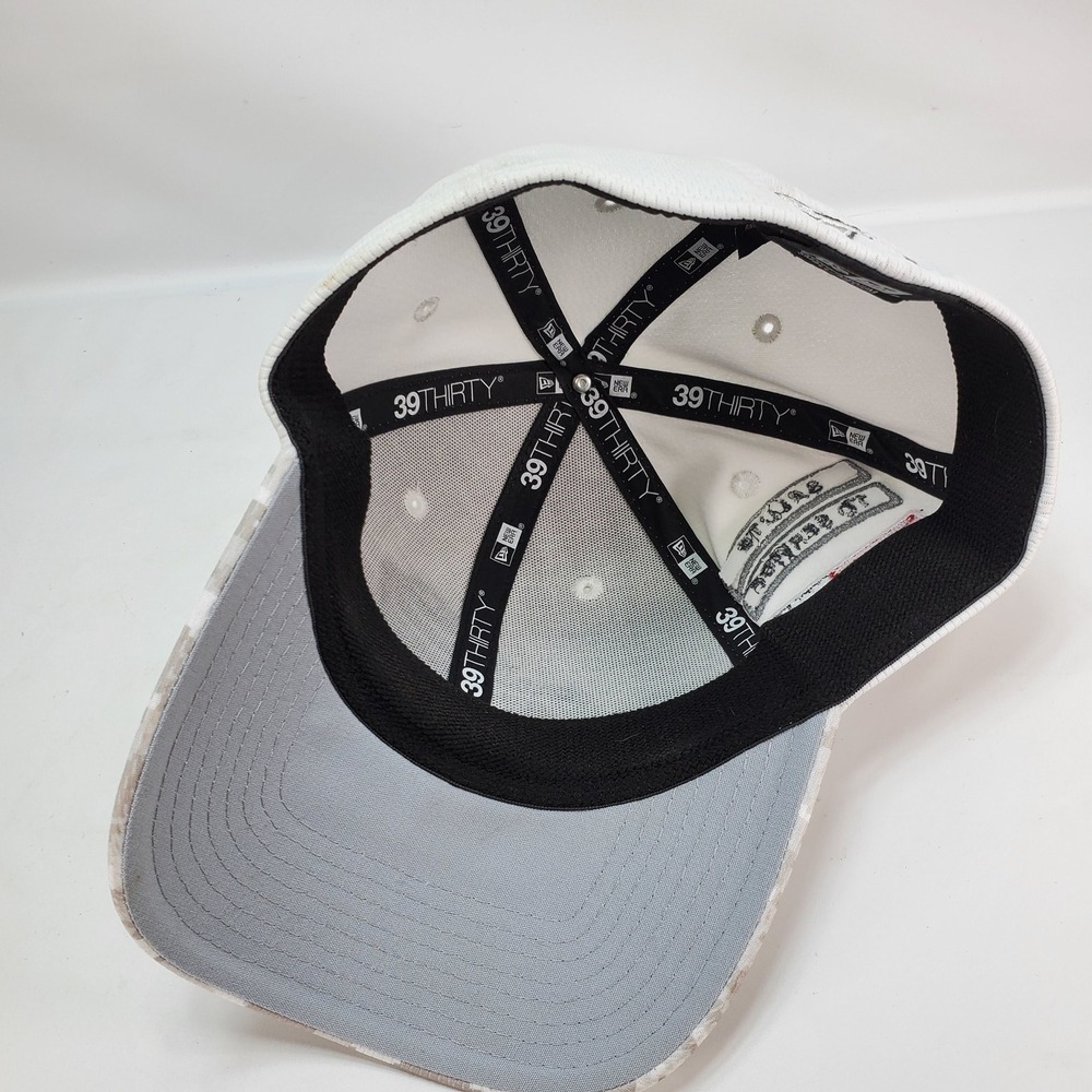 New Era Buffalo Bills Hat Mens S/M White Camo Salute to Service 39THIRTY Stretch - Picture 5 of 6
